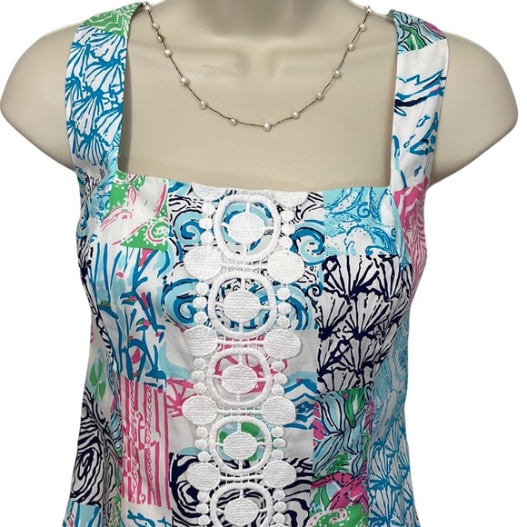 Lilly Pulitzer Osterville Patch Shift Dress - Picture 4 of 7
